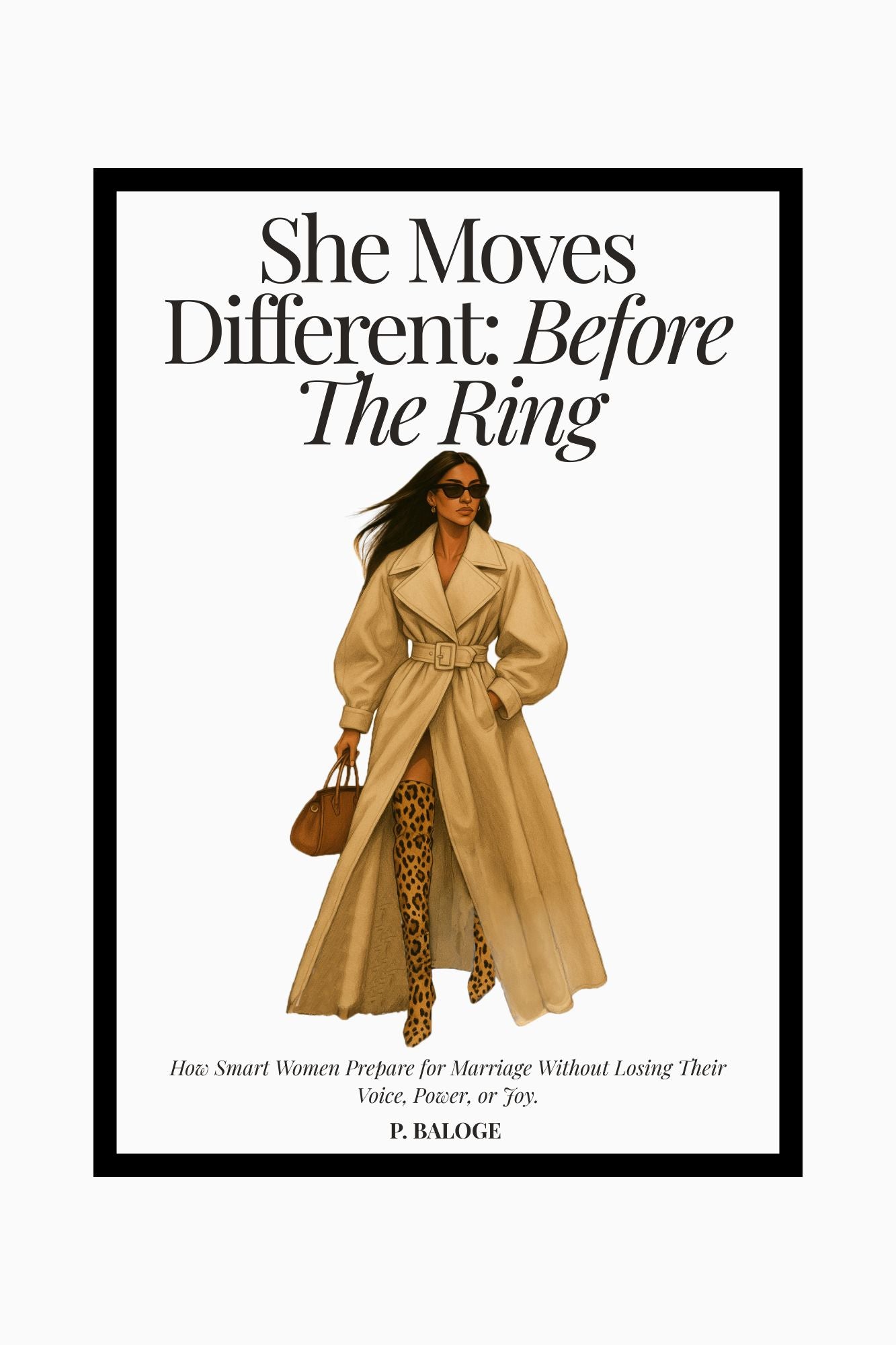 Front cover of “Before the Ring” — a print marriage prep book for women who want to prepare for marriage with confidence and clarity.