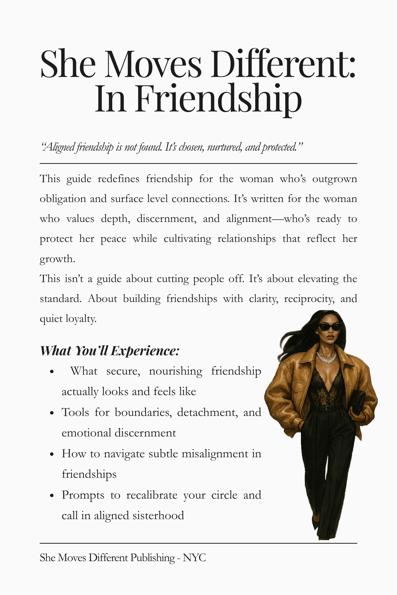 Preview of “She Moves Different: In Friendship” — women’s guide to spiritual and emotional safety in sisterhood