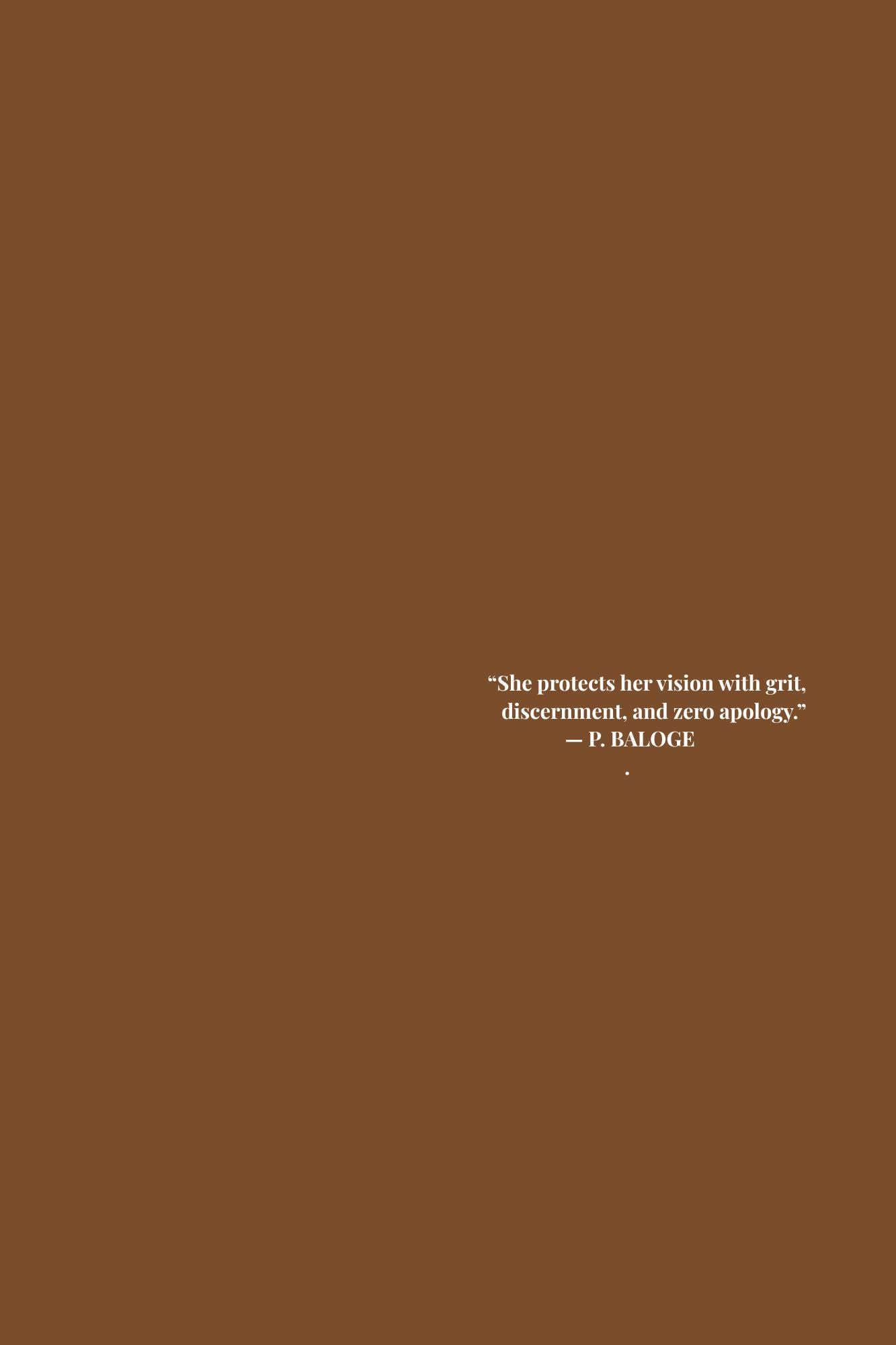 Back cover of “She Moves Different: In Her Leadership” — a guide to stepping into power with clarity, structure, and grace.