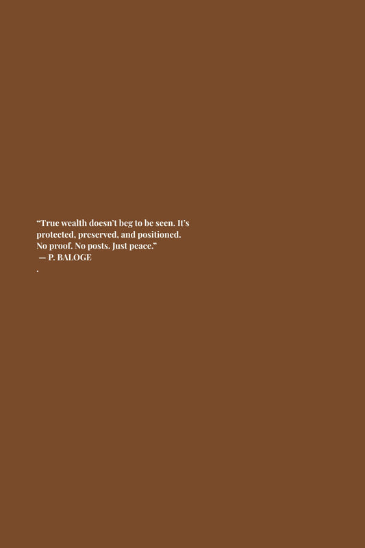 Back cover of “She Moves Different: Protecting Her Wealth.” A guide for women building wealth with wisdom, protecting their privacy, and staying undisturbed.