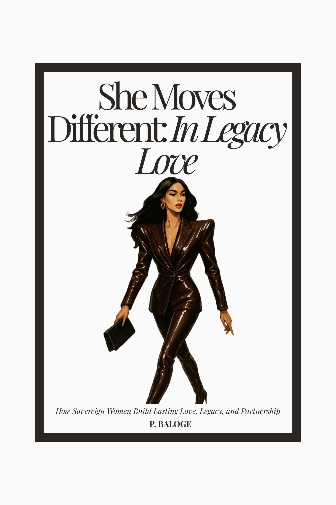Cover of “She Moves Different: In Legacy Love” — a print book for women choosing visionary partnership that reflects purpose, alignment, and long-term clarity.